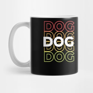 Dog groomer, rainbow Mug